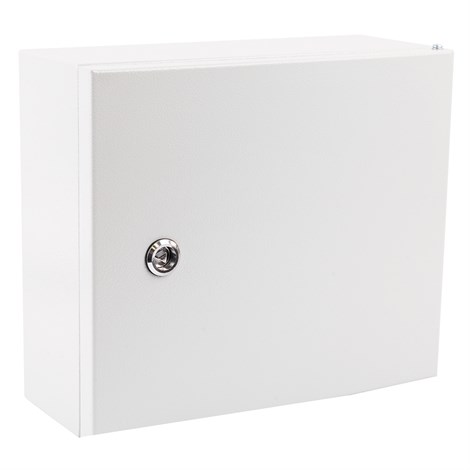 Шкаф навесной распределительный STEKKER EBX60-1/12-54 IP54, 12 модулей, сталь, серия ArcaMetal - фото 98093