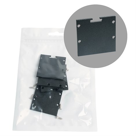 Заглушка без отверстия для профиля CAB256,  LD352 (комплект 4шт) - фото 98102