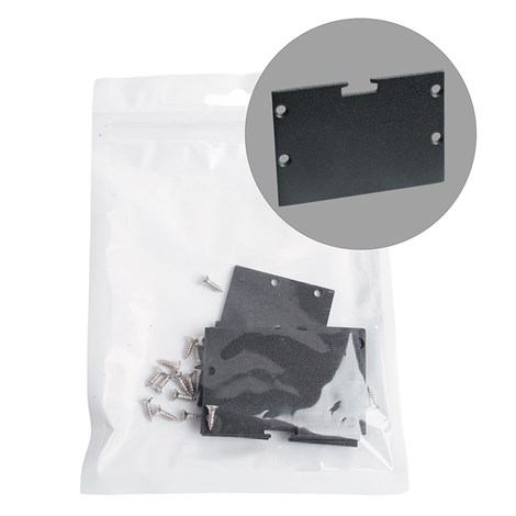 Заглушка без отверстия для профиля CAB257,  LD350 (комплект 4шт) - фото 98115