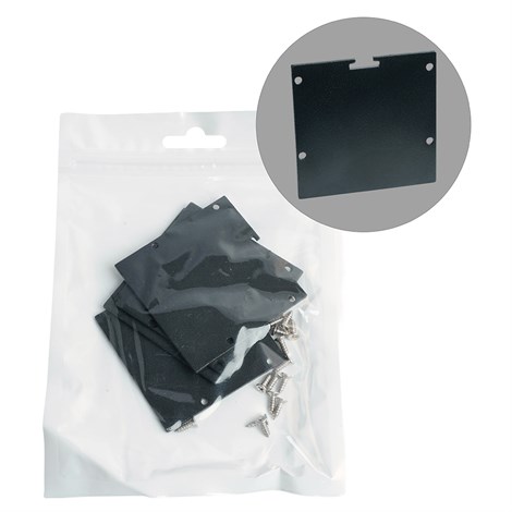 Заглушка без отверстия для профиля CAB269, LD368 (комплект 4шт) - фото 98129