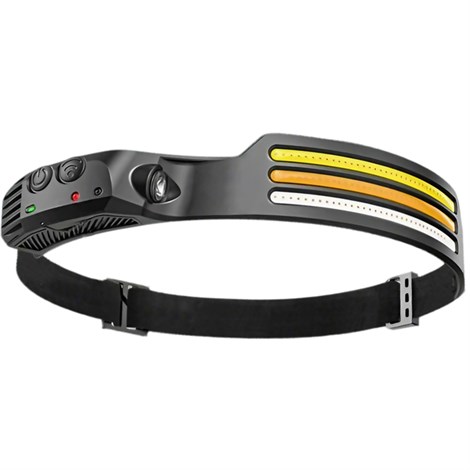 Фонарь налобный FERON TH2316 c аккумулятором 5W, 1200mAh IP44, USB type-C, ABS пластик, резина - фото 98474