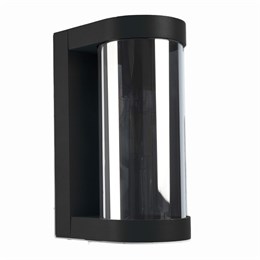 Светильник садово-парковый Feron DH1901, на стену, E27 230V, черный