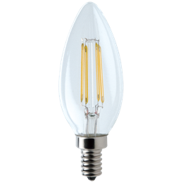 FL-LED Filament C35 7.5W E14 3000К 220V 750Лм 35*98мм FOTON_LIGHTING - лампа свеча прозрачная