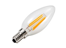 FL-LED Filament C35 6W Dim E14 3000К 220V 600Лм 35*98мм FOTON_LIGHTING - лампа свеча диммируемая