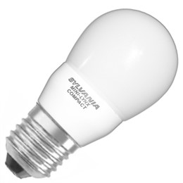 Лампа энергосберегающая Sylvania Mini-lynx 9W E27 827 шар