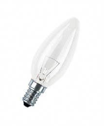 Лампа накаливания OSRAM CLASSIC B 25W CL E14 свеча