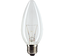 STANDART B35 CL 60W 230V E27 (свеча прозрачная d35x97) - лампа PHILIPS