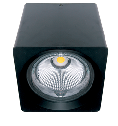 FL-LED CUPSPOT Quad 30W Black 3000K 3000Lm квадратный 30Вт 160*165мм