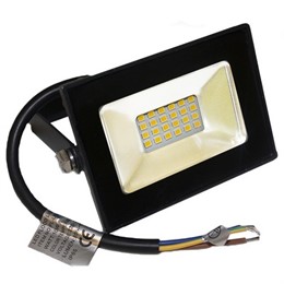 FL-LED Light-PAD 10W Plastic Black 6400К 850Лм 10Вт AC220-240В 100x80x25мм 113г - Прожектор