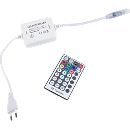 Ecola LED strip 220V RGB RF controller 600W 2,7A для ленты 220V 14x7 IP68 с радиопультом