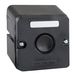 Пост кнопочный ПКЕ 212-1-У3-IP40-КЭАЗ (черная кнопка)