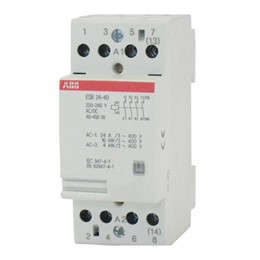 Модульный контактор ABB ESB-24-40 (24А AC1) 220В АС/DC