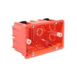 PlastElectro Коробка установочная 1-я для полых стен 100х60(83)х50,пласт.лапки,увелич.фланец, IP20