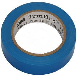 Лента Temflex 1300 15ммХ10м изоляционная синяя ПВХ (3М)