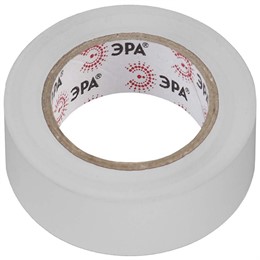 Изолента ПВХ Эра 43881/43874 15мм*10м Белая