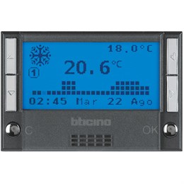 BT Axolute Антрацит Термостат электронный недельный батарея 2х1,5V 3 мод