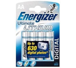 Батарейка Energizer Ultimate LITHIUM (FR6) AA 1,5В, 4 шт