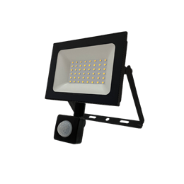 FL-LED Light-PAD SENSOR 50W Black 4200К 4250Лм 50Вт AC220-240В 170x110x45мм 300г - С датчиком