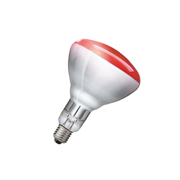 FL-IR R125 250W RED E27 230V красное стекло (инфракрасная лампа)