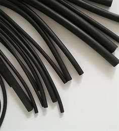 Набор термоусадочных трубок N8 STEKKER HSTGS2, длина 10 см., коэф. усадки 3:1, черный (12шт в упаковке)