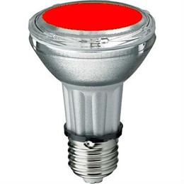 BLV HIT-PAR 20 35W re E27 35W 95V 0,5 A 3000cd 6000h u360 красная - цветная лампа