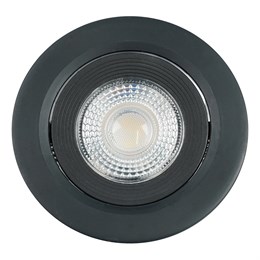 Светодиодный светильник Feron.ONE AL540 встраиваемый 5W 4000K черный "круг"