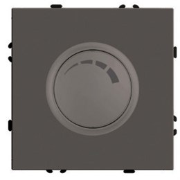 Выключатель диммирующий (механизм), STEKKER, 250В, 500W, серия Эмили, RSW10-5106-09, антрацит, soft touch