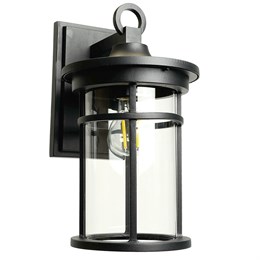 Светильник садово-парковый Feron PL761 на стену вниз 60W 230V E27,  черный
