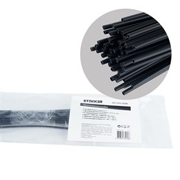 Термоусадочная трубка STEKKER HST-1575-100BK, длина 100 см., коэф. усадки 2:1