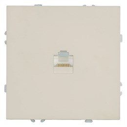 Розетка компьютерная 1-местная RJ-45 (механизм), серия Эмили, RST00-5117-08, кашемир, soft touch