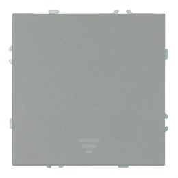 Выключатель 1-клавишный самовозвратный (механизм), STEKKER, 250В, 10А, серия Эмили, RSW10-5112-10, платиново-серый, soft touch