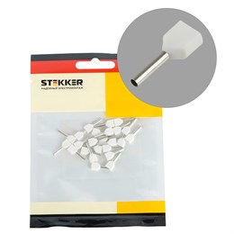 LD406-0508 Наконечник штыревой втулочный изолированный НШВИ(2) 0,5-8 (DIY упаковка 25 шт)