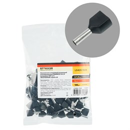 LD406-1508 Наконечник штыревой втулочный изолированный НШВИ(2) 1,5-8 (упаковка 100 шт)