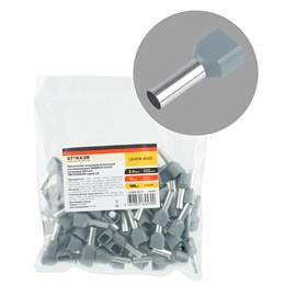 LD406-4012 Наконечник штыревой втулочный изолированный НШВИ(2) 4,0-12 (упаковка 100 шт)