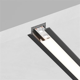 Профиль алюминиевый встраиваемый, серебро, CAB251