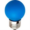 Светодиодная лампа Ecola globe LED color 5,0W G45 220V E27 Blue шар синий - фото 19745