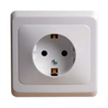 Lexel Этюд Белый Розетка 1-ая с/з (PC16-003B) - фото 28935