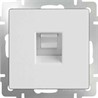 Телефонная розетка RJ-11 Werkel WL01-RJ-11 белая - фото 29708