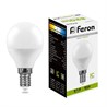 Лампа светодиодная Feron LB-550 Шарик E14 9W 175-265V 4000K - фото 52020