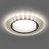 Светильник встраиваемый с белой LED подсветкой Feron CD5020 потолочный GX53 без лампы, белый матовый - фото 55672