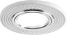 Светильник встраиваемый с белой LED подсветкой Feron CD956 потолочный MR16 G5.3 белый матовый, хром - фото 56210