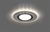 Светильник встраиваемый с белой LED подсветкой Feron CD956 потолочный MR16 G5.3 белый матовый, хром - фото 56211