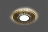 Светильник встраиваемый с LED подсветкой Feron CD981 потолочный MR16 G5.3 прозрачный, золото - фото 56366