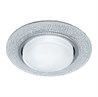 Светильник встраиваемый с белой LED подсветкой Feron CD4046 потолочный GX53 без лампы, прозрачный, хром - фото 65161