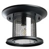 Светильник садово-парковый Feron PL723 на потолок  60W E27 230V, черный - фото 68692