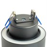 Светильник потолочный Feron HL367 Barrel AURA 12W, 230V, GX53, чёрный IP44 - фото 68887