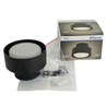 Светильник потолочный Feron HL367 Barrel AURA 12W, 230V, GX53, чёрный IP44 - фото 68888