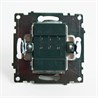 Переключатель 2-клавишный (механизм), STEKKER GLS10-7107-01 , 250V, 10А, серия Катрин, белый - фото 70425