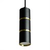Светильник потолочный Feron ML1868  Barrel ZEN levitation на подвесе MR16 35W, 230V, чёрный, золото 55*180 - фото 71433