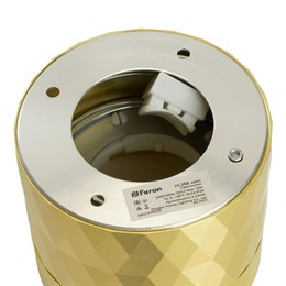 Светильник потолочный Feron HL388 Barrel PRISM GX53 12W 230V, золото - фото 74834